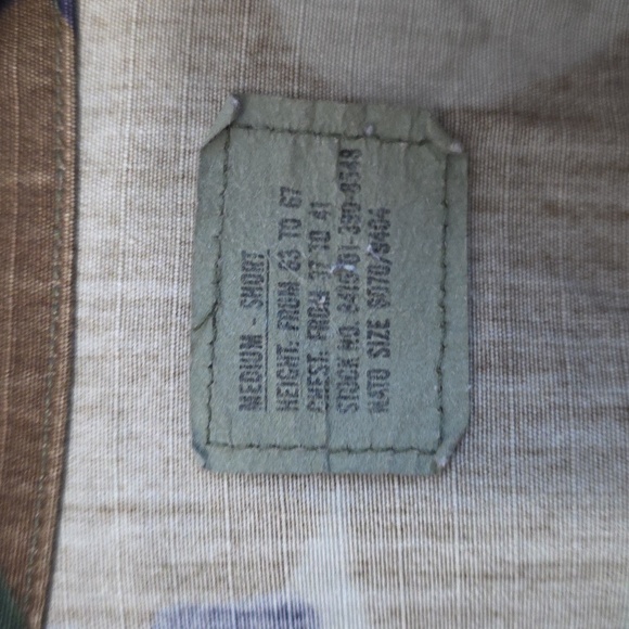 Camouflage Nato Military Jacket Mens M-Short Unisex Grunge - Picture 6 of 9